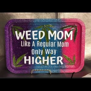 Glittery Rolling Tray